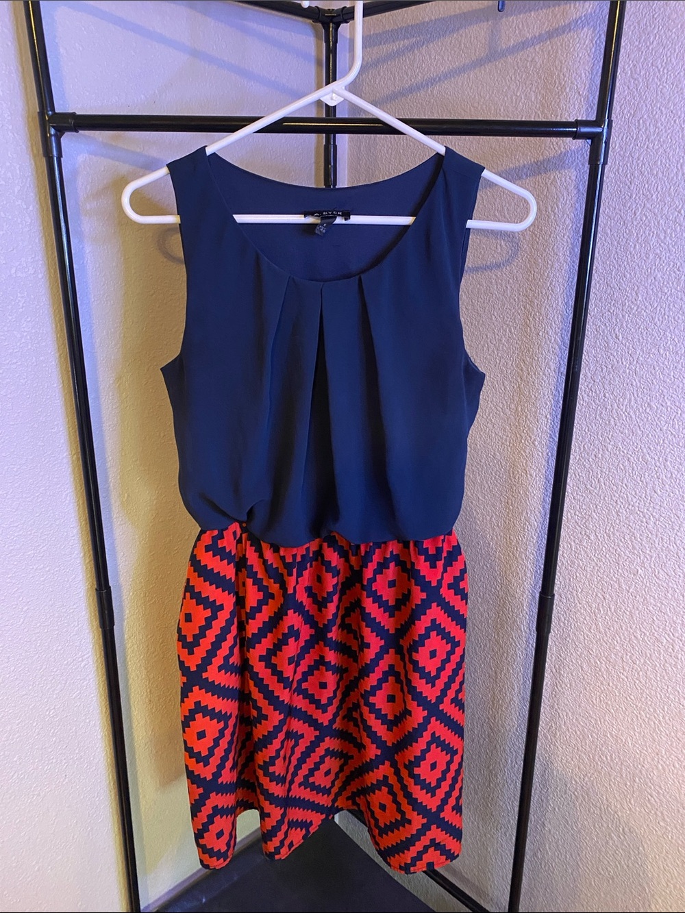 A. Byer black and red Sleeveless Dress
